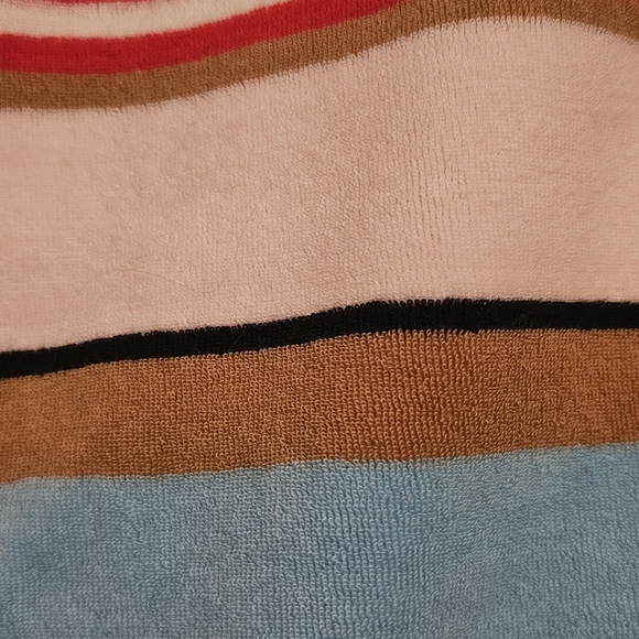 Vintage Juicy Couture Striped Terry Cloth Halter Top And Skirt SET Size XL - Picture 5 of 7